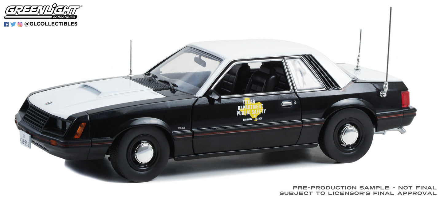 GreenLight - 1982 Ford Mustang SSP - Texas Highway Patrol