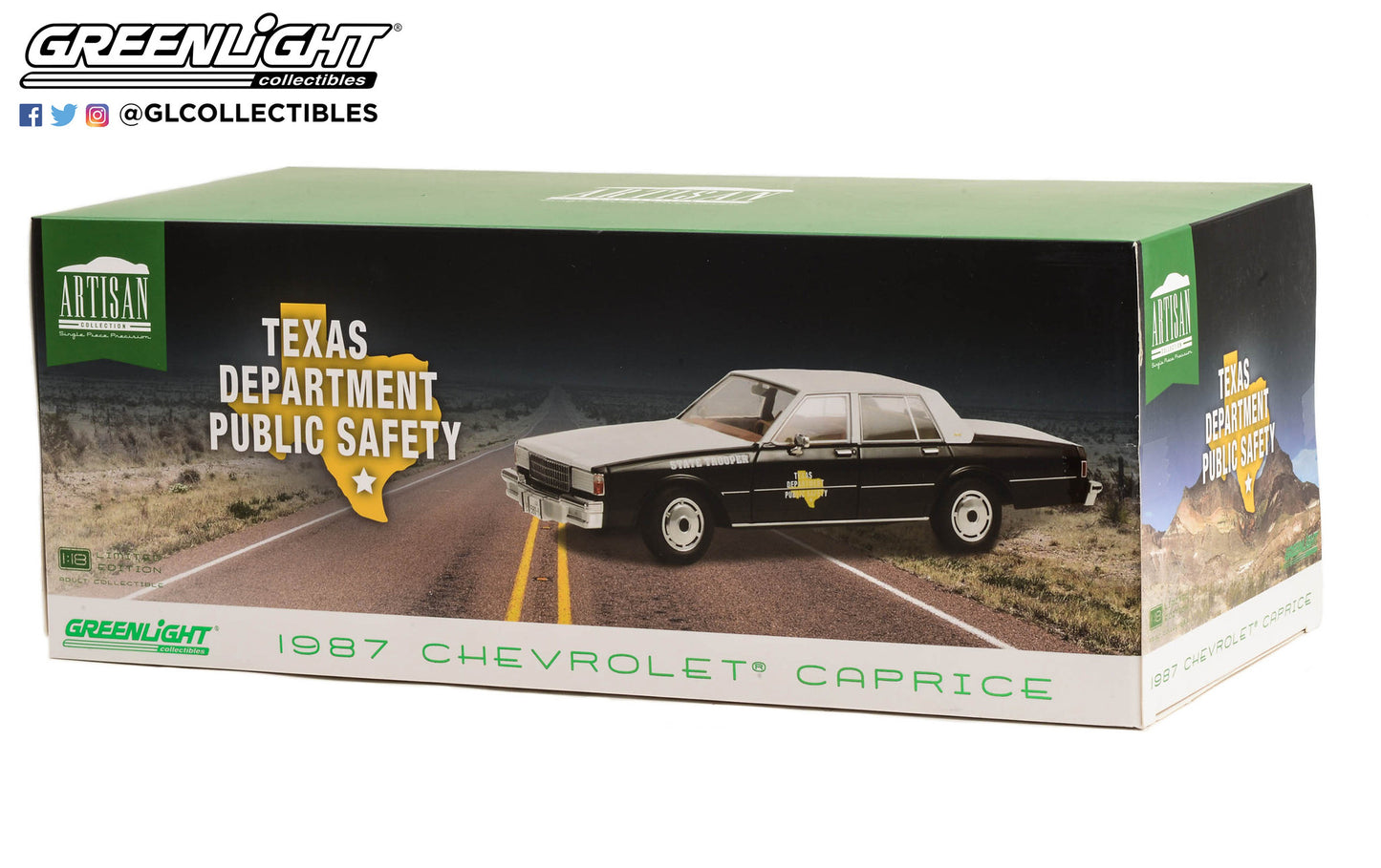GreenLight - 1987 Chevrolet Caprice - Texas Highway Patrol