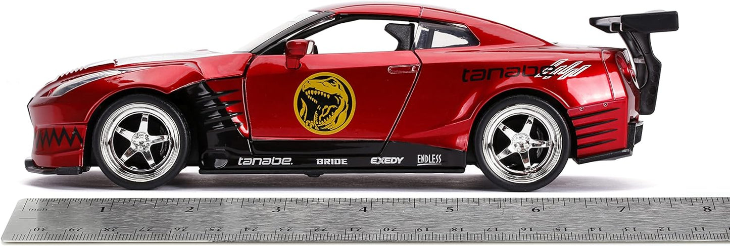 Power Rangers - Red Ranger & 2009 Nissan GT-R (R35)
