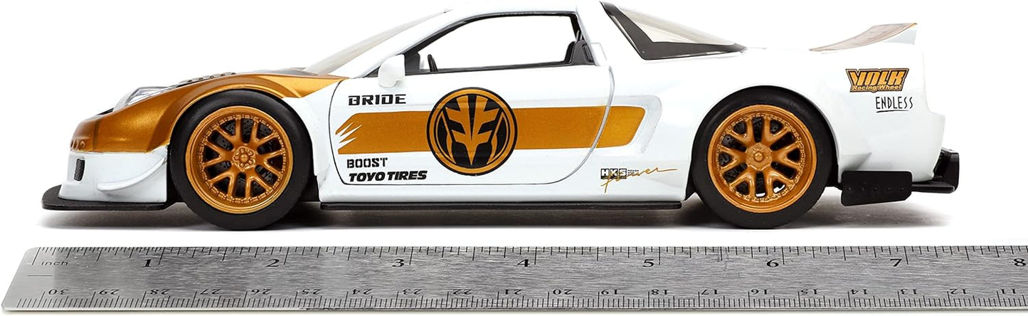 Power Rangers - White Ranger & 2002 Honda NSX Type-R Japan