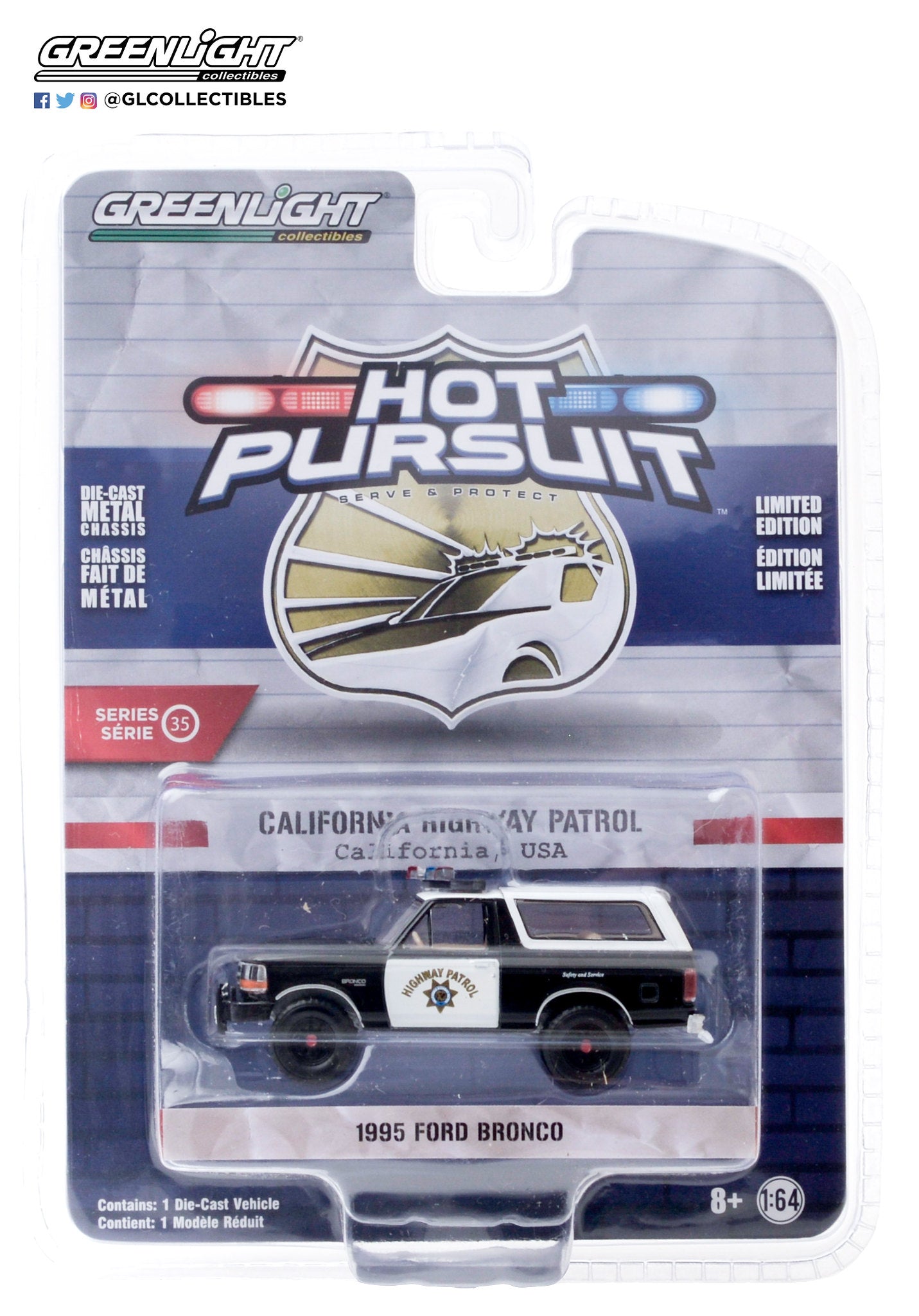 Hot Pursuit S35 - 1995 Ford Bronco - California Highway Patrol