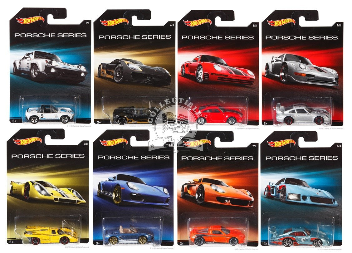 Hot Wheels - Porsche Series Set (2015)