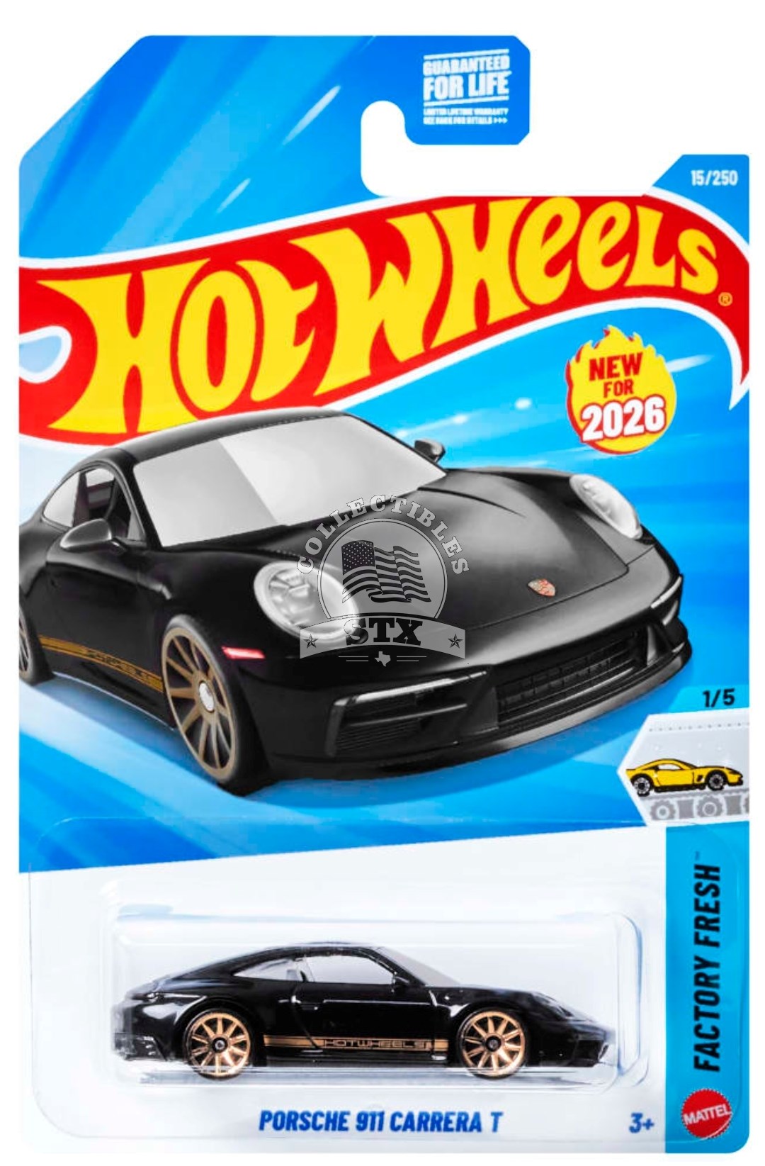 2026-015 - Porsche 911 Carrera T (Black)