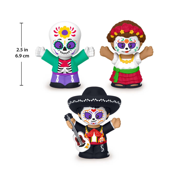 Fisher-Price - Little People - Day Of The Dead Dia De Muertos - Collector 3pc Set