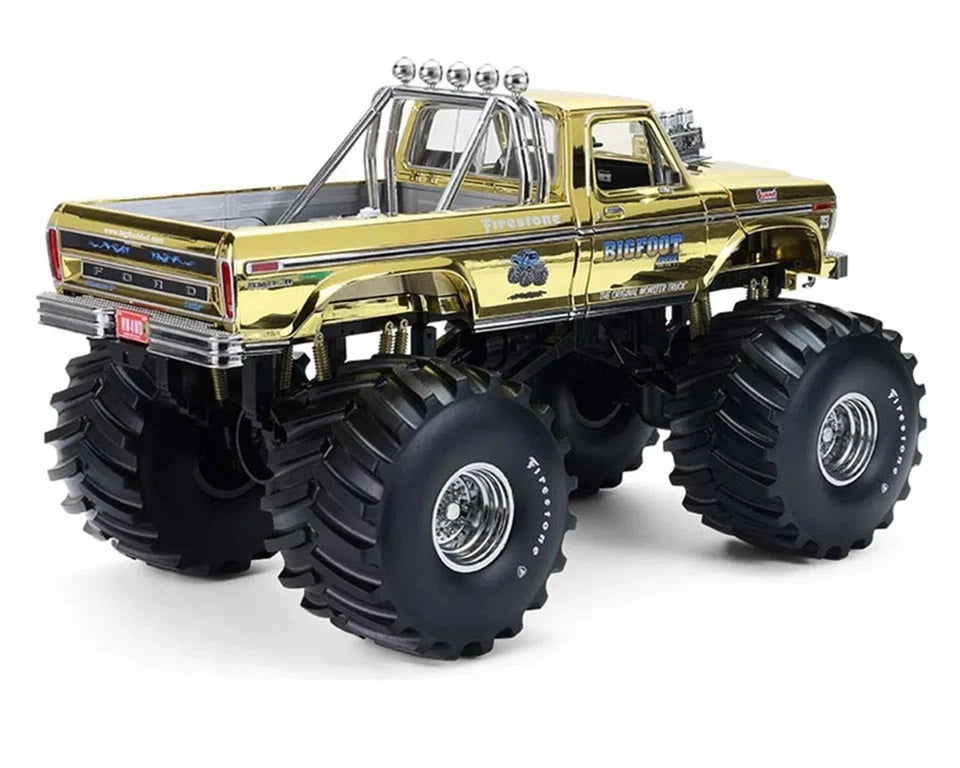 1979 Ford F-250 Monster Truck – Gold Chrome with Bob Chandler Figure