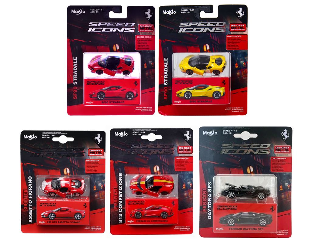 Speed Icons - Ferrari 5pc Set