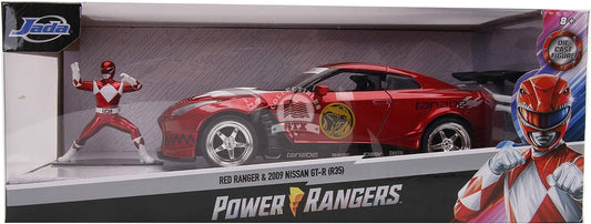 Jada - Power Rangers - Red Ranger & 2009 Nissan GT-R (R35)
