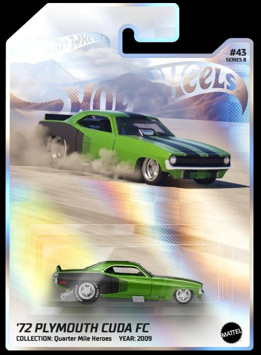 S08 - #43 - '72 Plymouth Cuda Funny Car