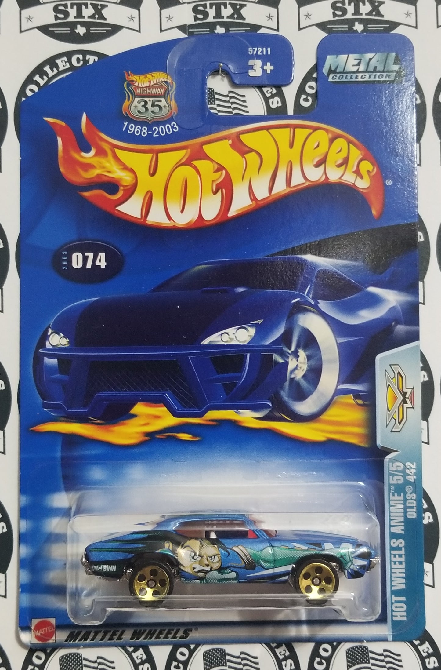 2003-074 - Olds 442 (Gold Chrome Base)