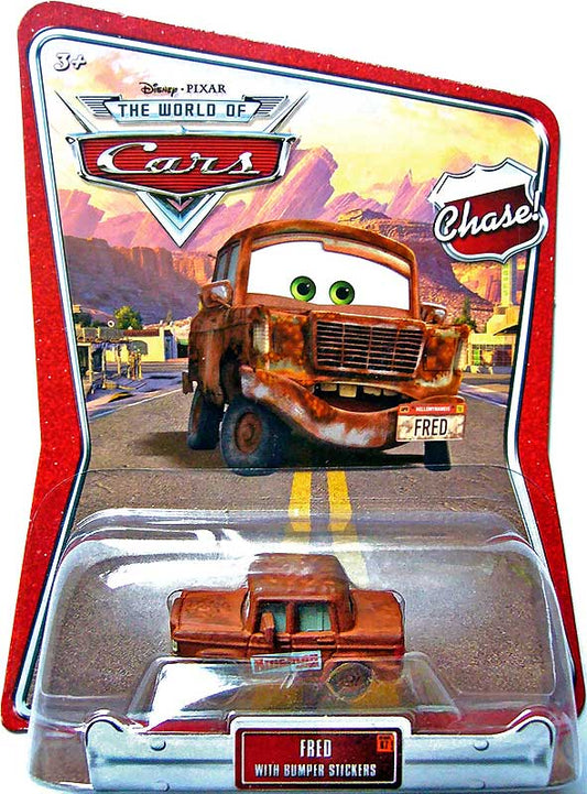 Disney Cars - Fred w/Bumper Stickers #67 - CHASE