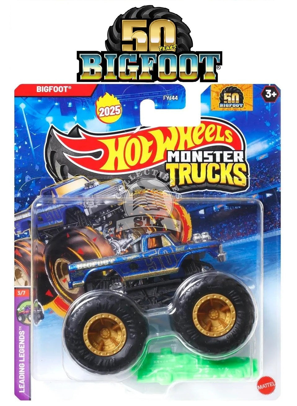 Hot Wheels Monster Trucks - Bigfoot 50th Anniversary