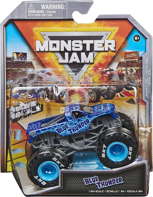 Spin Master Monster Jam - Blue Thunder w/Barrel