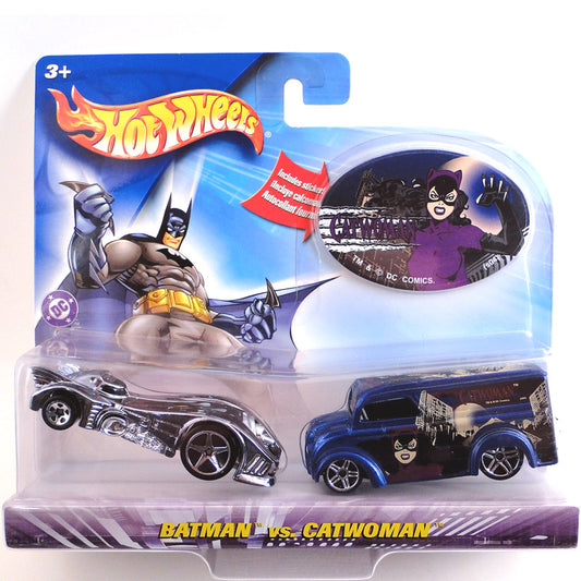 Hot Wheels - 2-Pack - DC Comics - Batman vs Catwoman