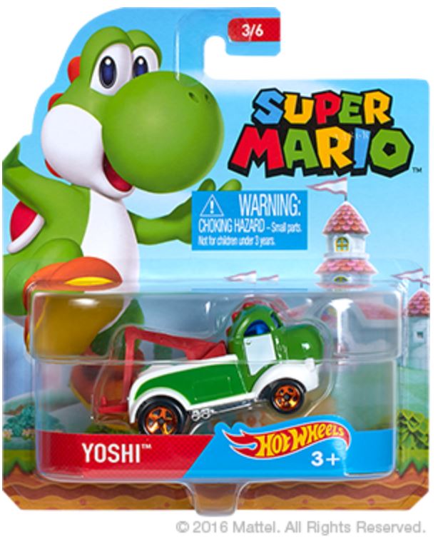 Hot Wheels - Character Cars - Super Mario Complete Set of 6 - Original Release