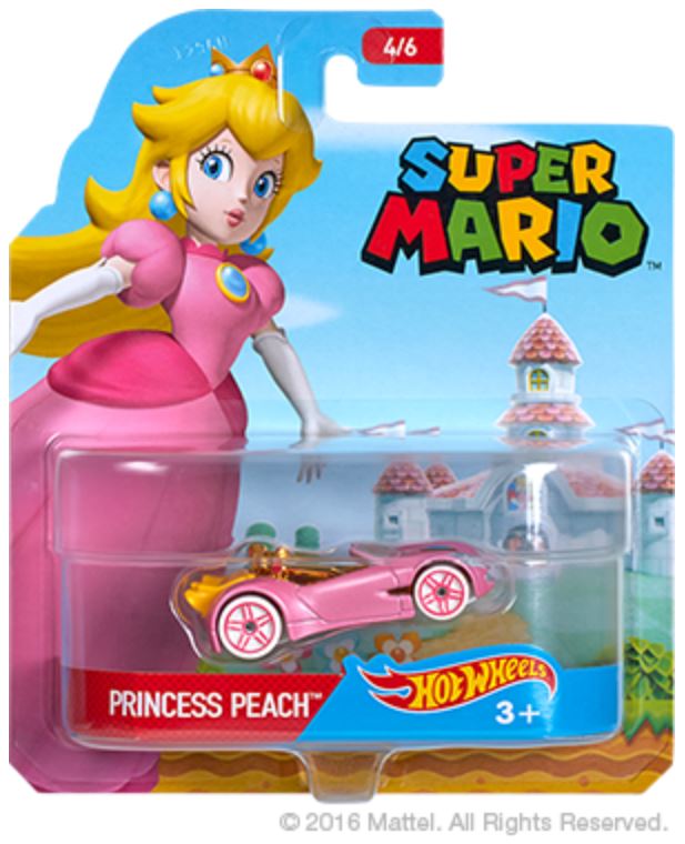 Hot Wheels - Character Cars - Super Mario Complete Set of 6 - Original Release