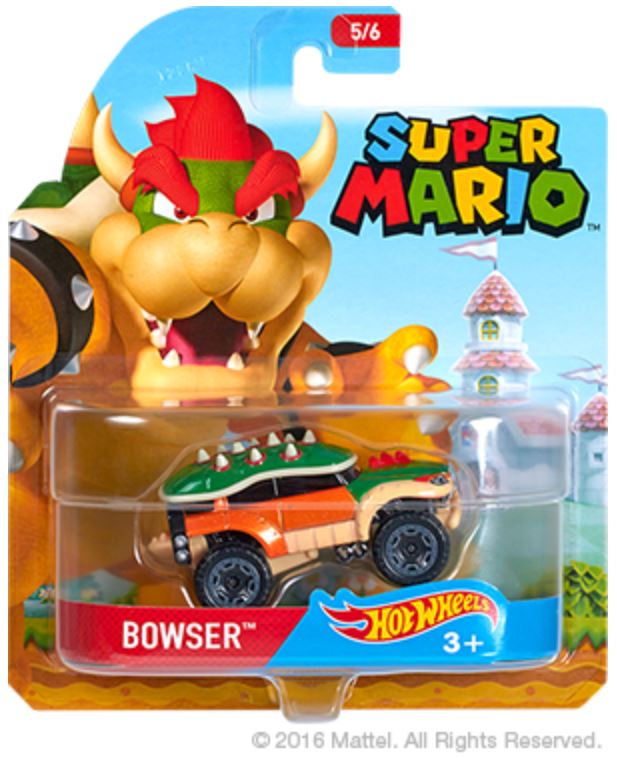 Hot Wheels - Character Cars - Super Mario Complete Set of 6 - Original Release