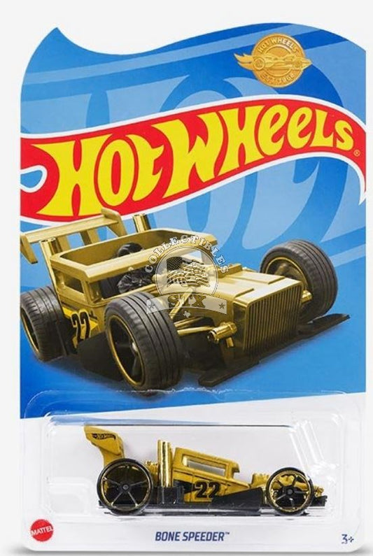 Hot Wheels - Meijer Exclusive - Gold Bone Speeder