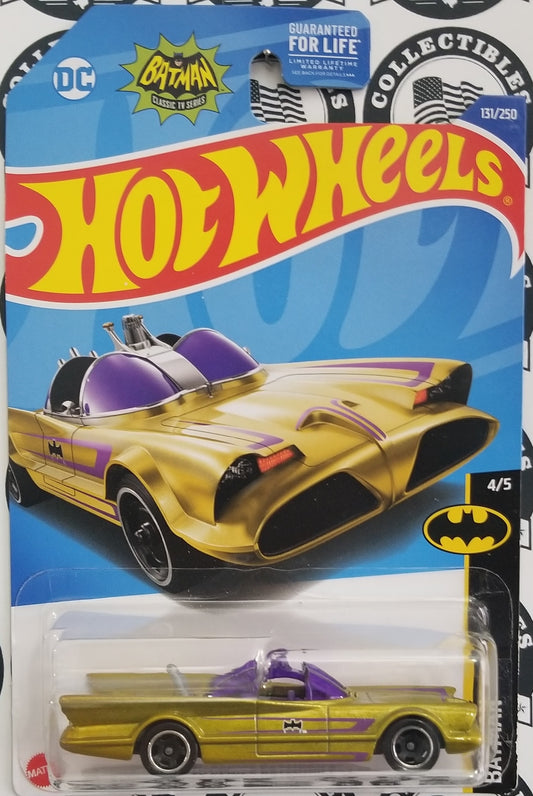Hot Wheels - Batman - Classic TV Series Batmobile GOLD