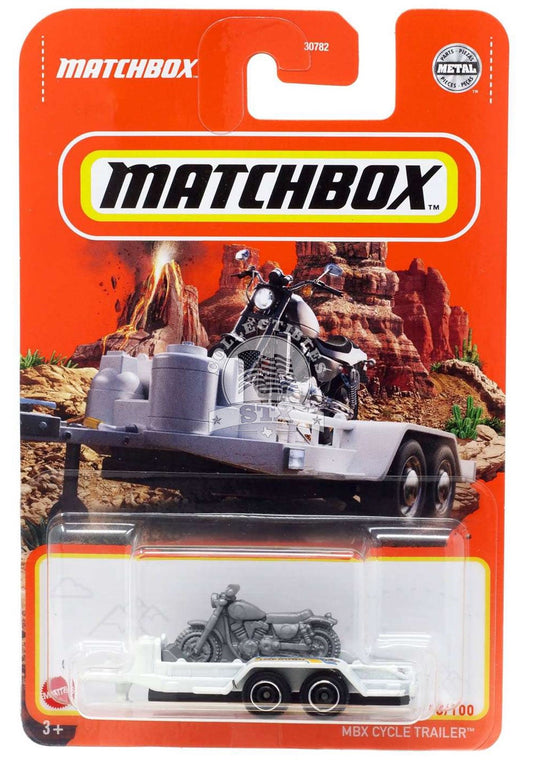 Matchbox - MBX Cycle Trailer - Sheriff MBX County Impound
