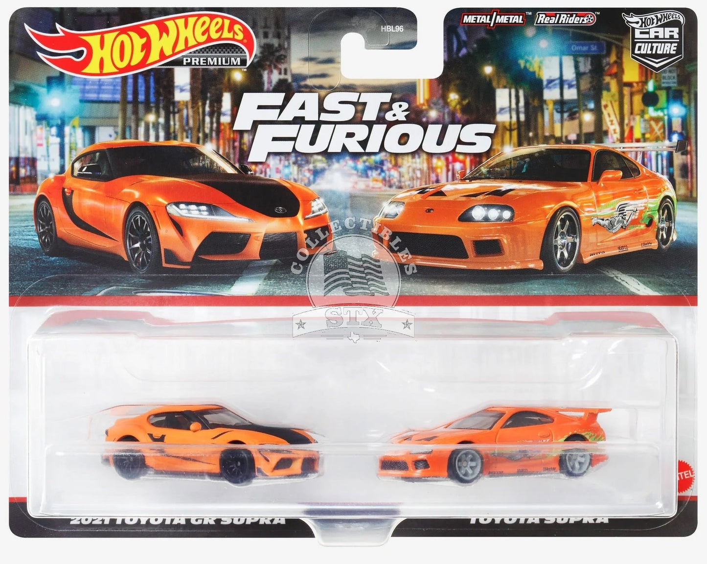 HW Premium 2-Pack - Car Culture - 2021 Toyota GR Supra & Toyota Supra