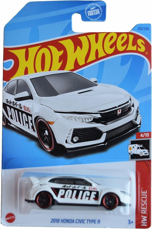Hot Wheels - 2018 Honda Civic Type R Police