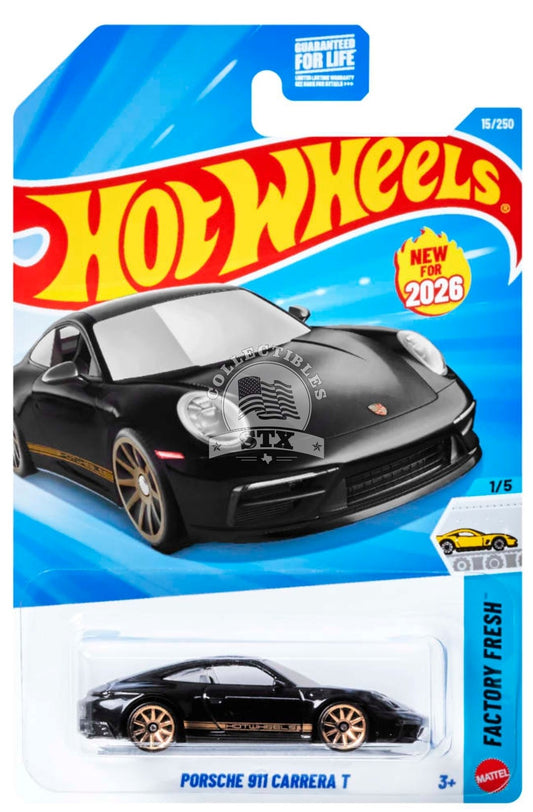 2026-015 - Porsche 911 Carrera T (Black)