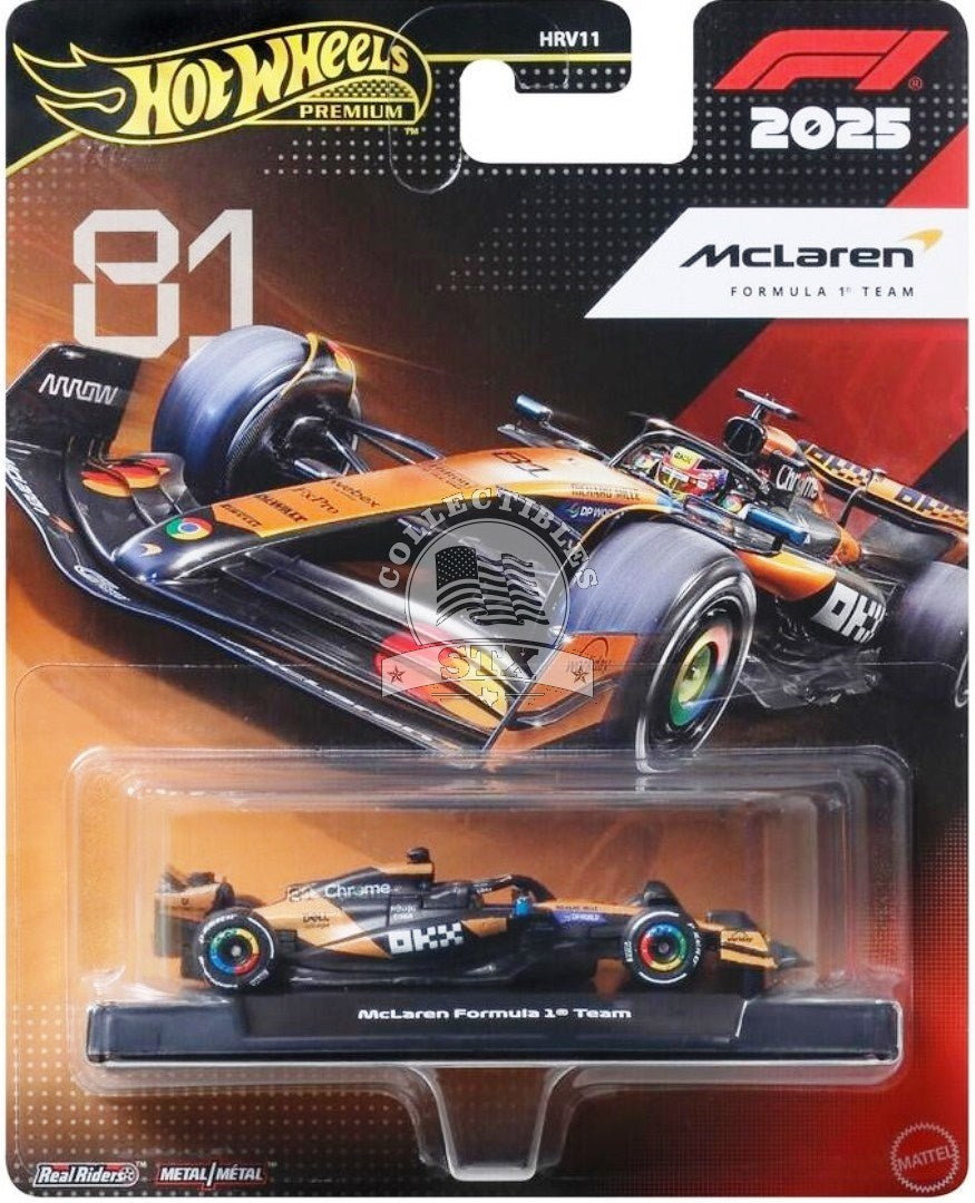 2026 Hot Wheels Premium Formula 1 - Set of 5 Cars