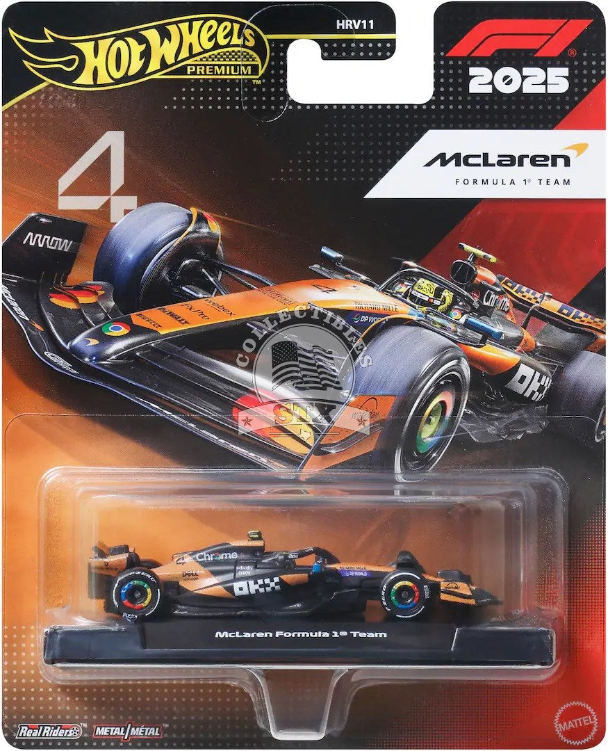 2026 Hot Wheels Premium Formula 1 - Set of 5 Cars