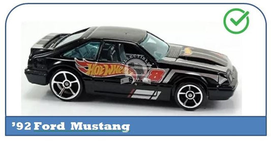 Hot Wheels - Mystery Models - '92 Ford Mustang